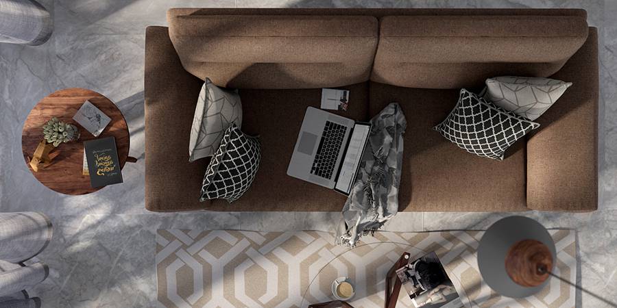 Adelaide Sofa (Mocha Brown)